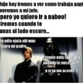 Ser un lord sith y padre al mismo tiempo no es fácil :'v