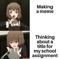 The title is the hardest thing both in memes and in projects