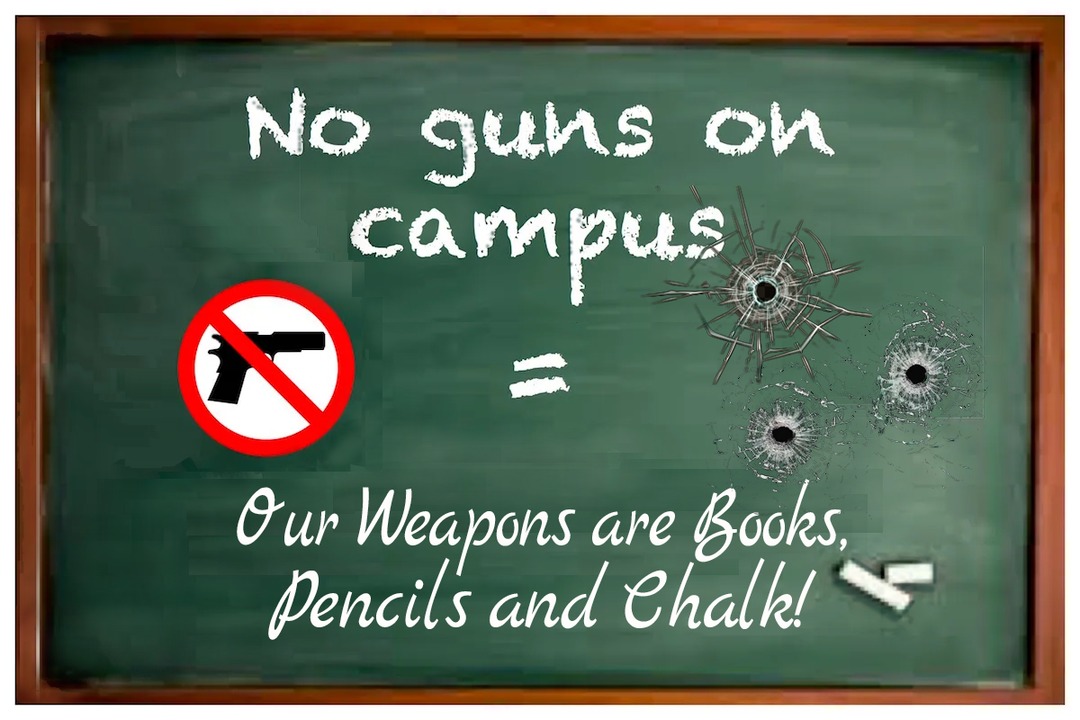 No Guns on Campus - meme