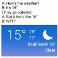 Fuckin' weather app