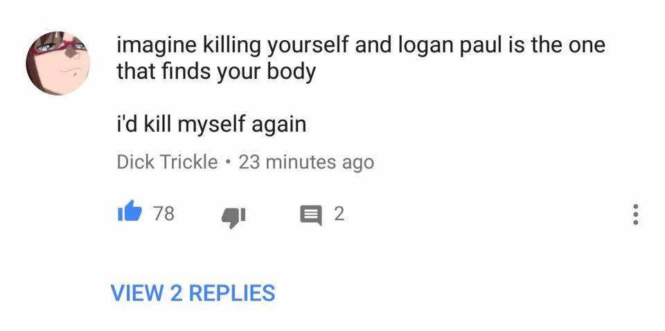 Logan Paul is scum - meme