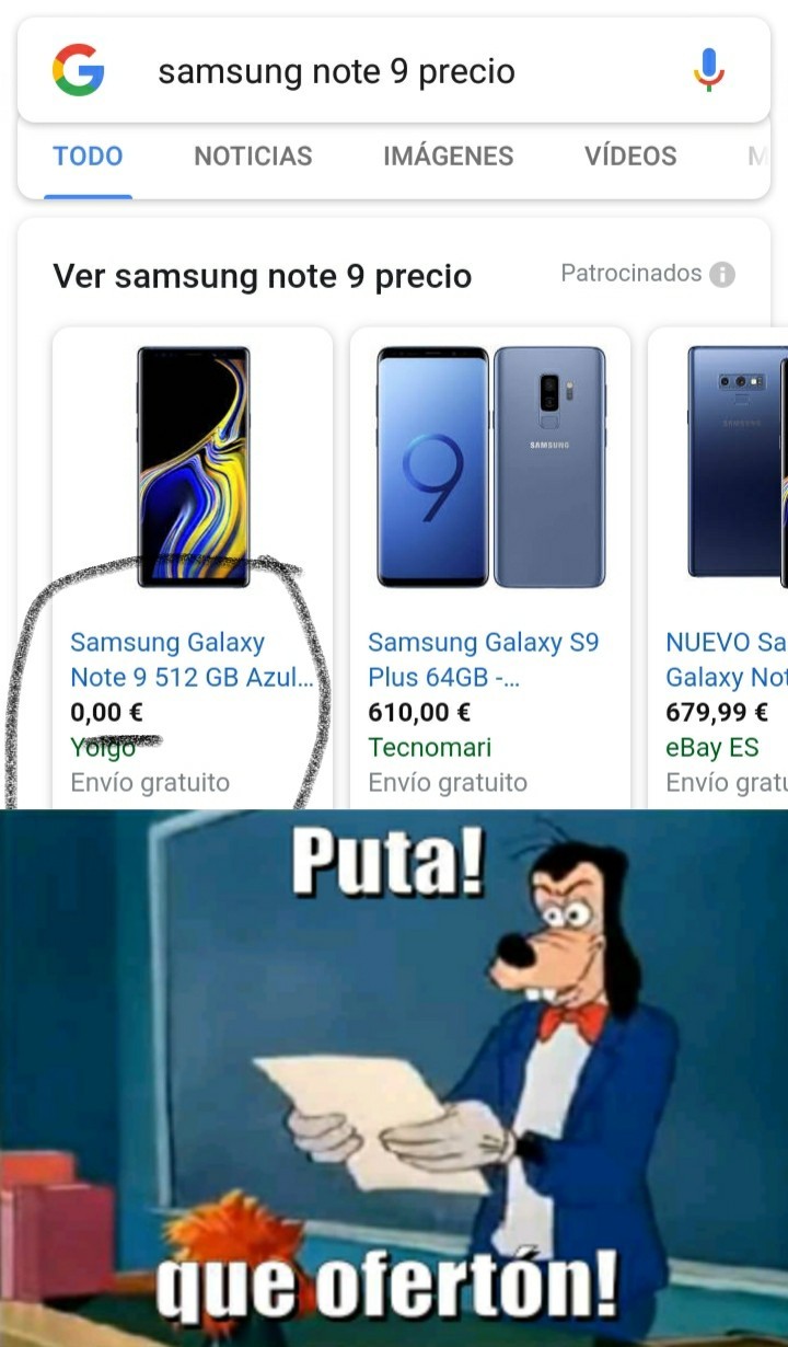 Samsung Note 9 - meme