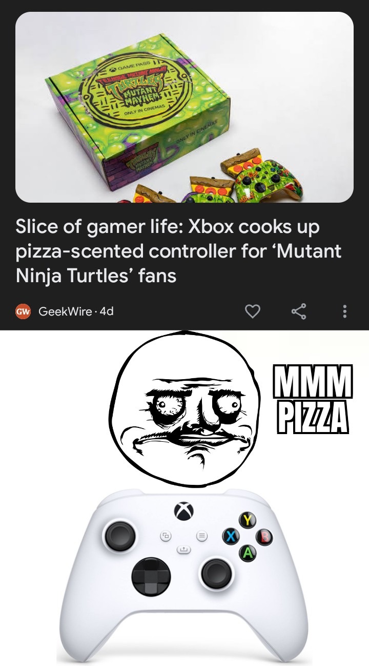 Slice of gamer life: Xbox cooks up pizza-scented controller for, xbox gamer  
