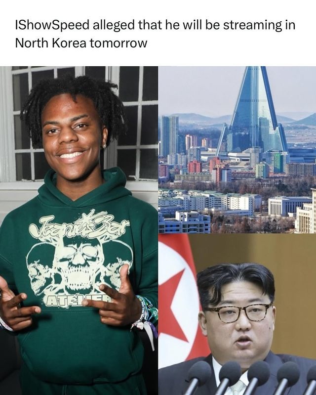 IShowSpeed North korea meme