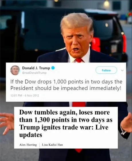 Dow jones down meme news