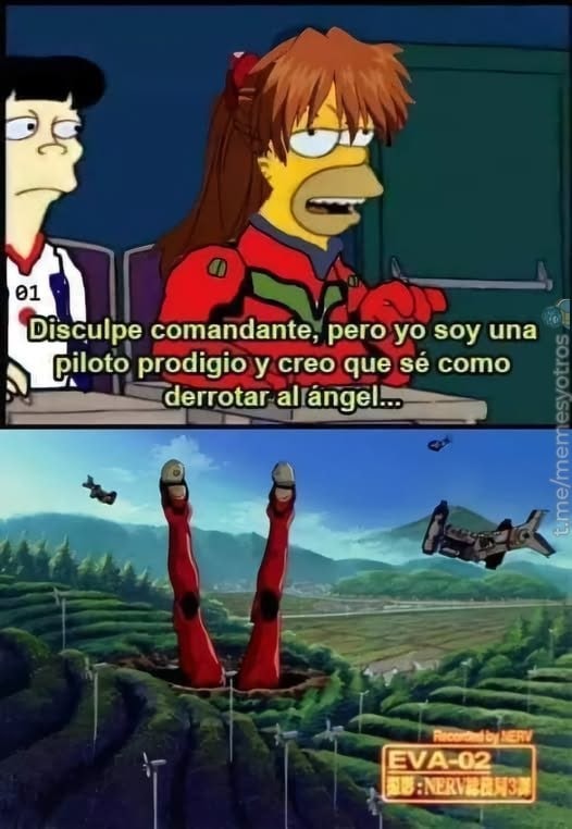 Tranquilo comandante, yo soy la prota de anime y ya sé cómo salvar el mundo - meme