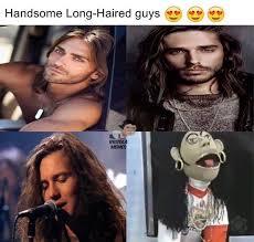 Caras de cabelo longo sz - meme