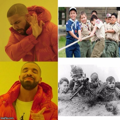 Why play tug-of-war when you can mow down Bolsheviks with an MG-34? - meme