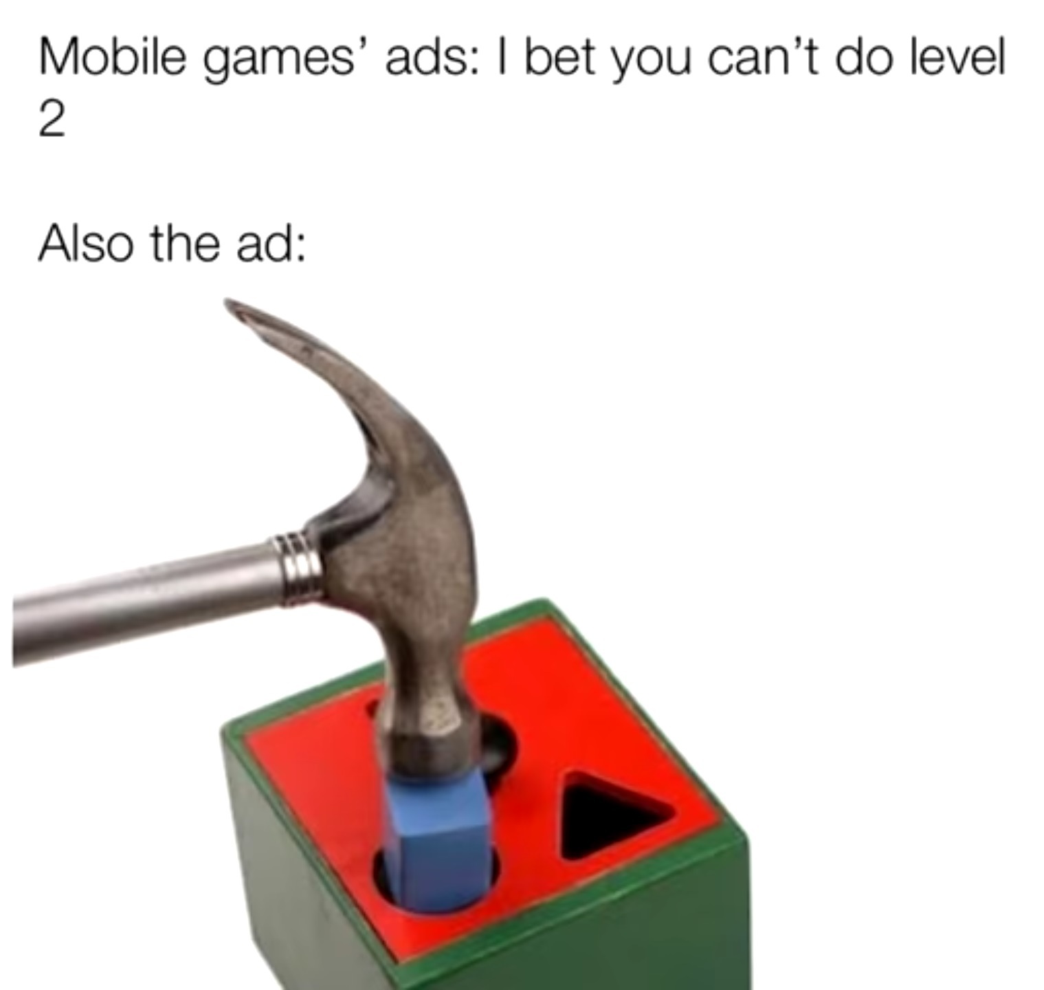 dongs in an ad - meme