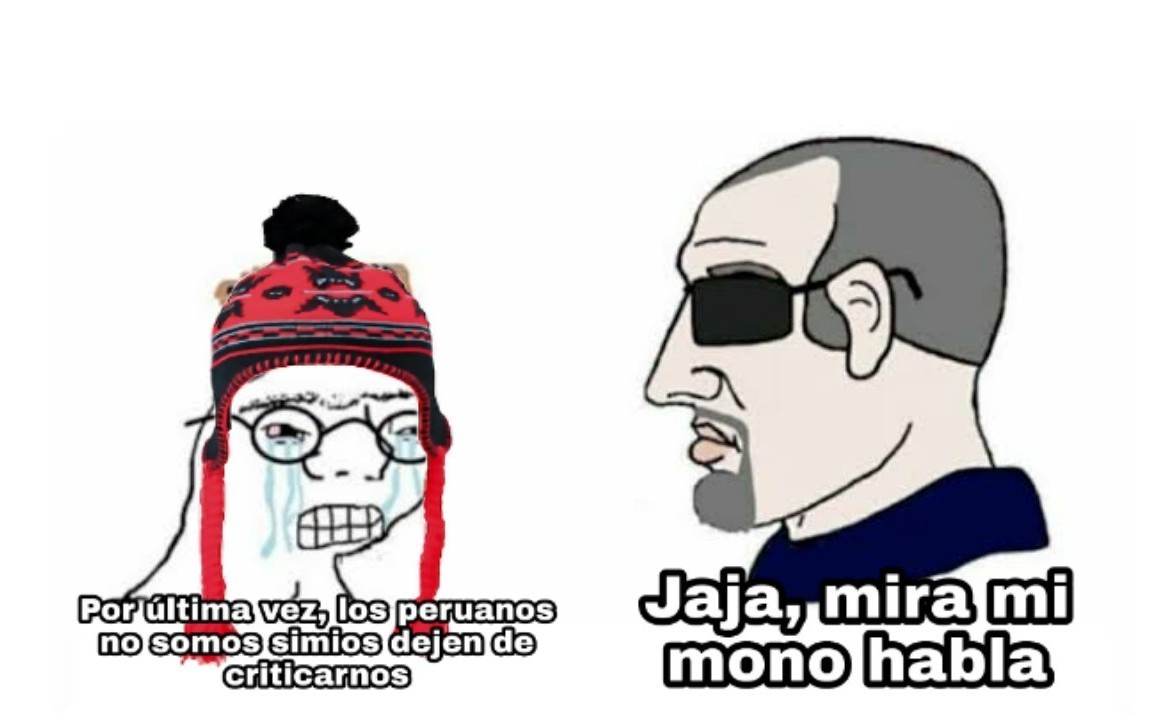 Virgin peruano - meme