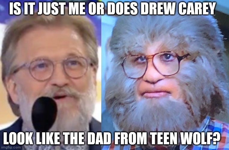 Drew Carey Teen Wolf - meme