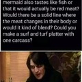 If you would eat a mermaid, is it considered cannibalism?