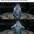 Dark humor meme with Dumbledore