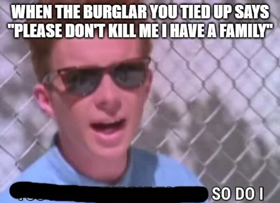 dongs in a burgl - meme