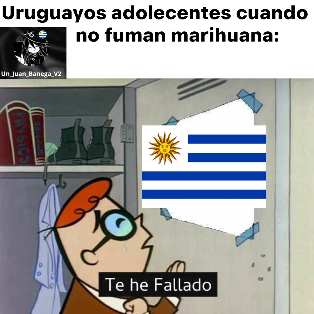 Uruguay, te he fallado :crying: - meme