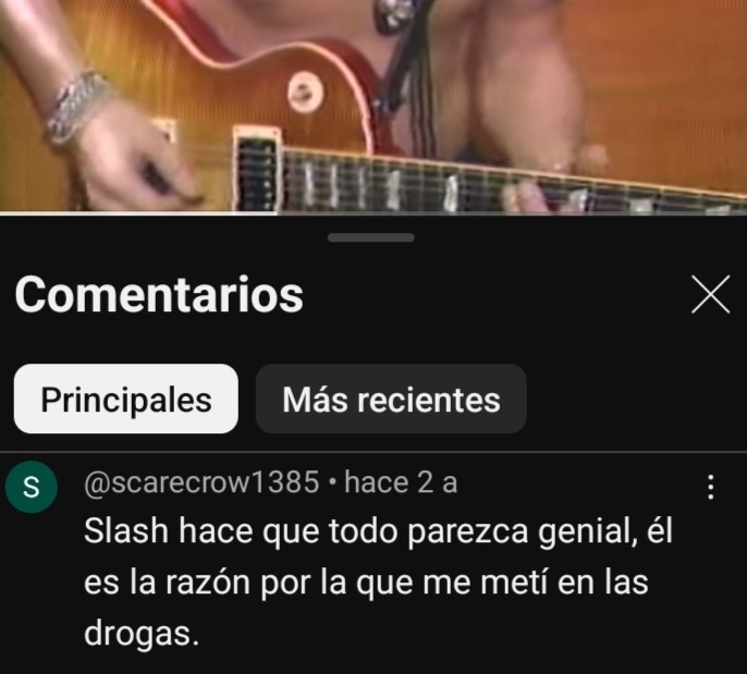 Slash así como toca la guitarra escarbará culos? - meme