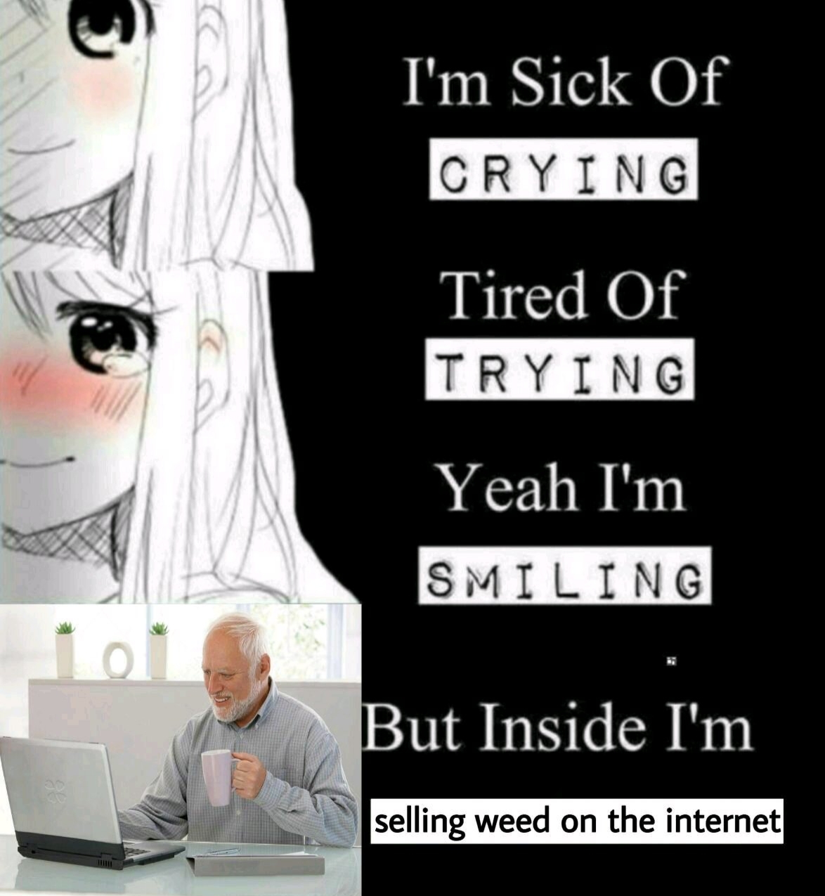 weed is pretty nice - meme