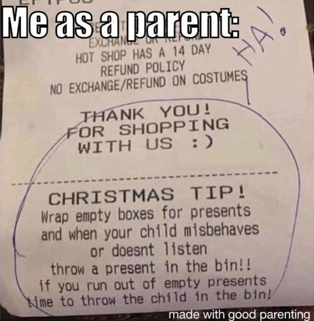Christmas tip - meme