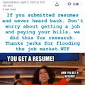 Get a job…they said