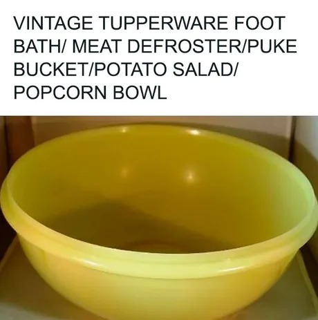 Vintage tupperware - meme