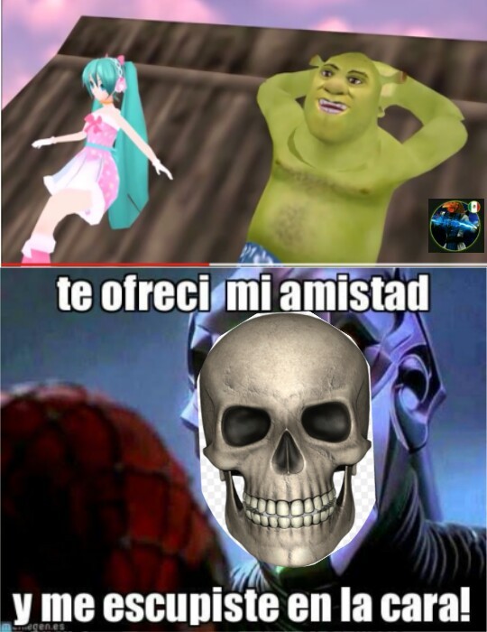 Como pudiste Shrek - meme