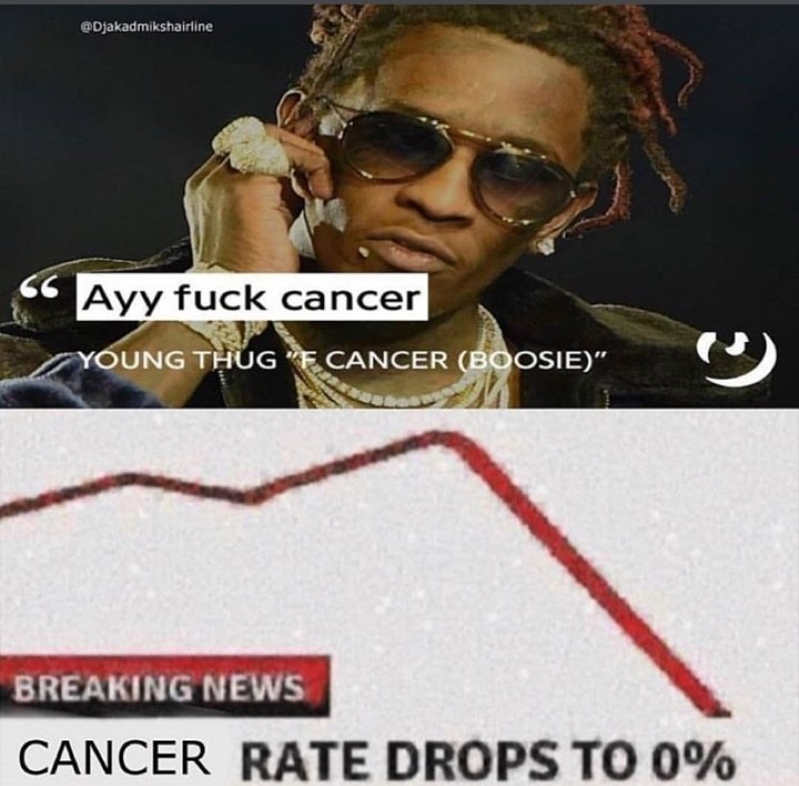 F cancer - meme