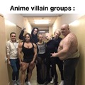 Anime villain groups