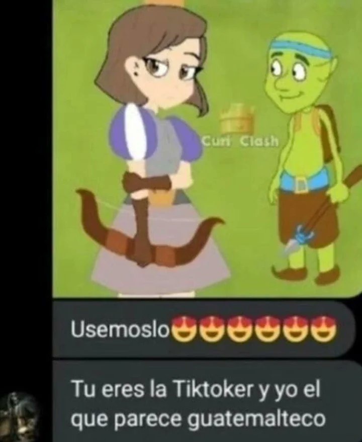 Lmao uso un curi fanmade para distraer - meme