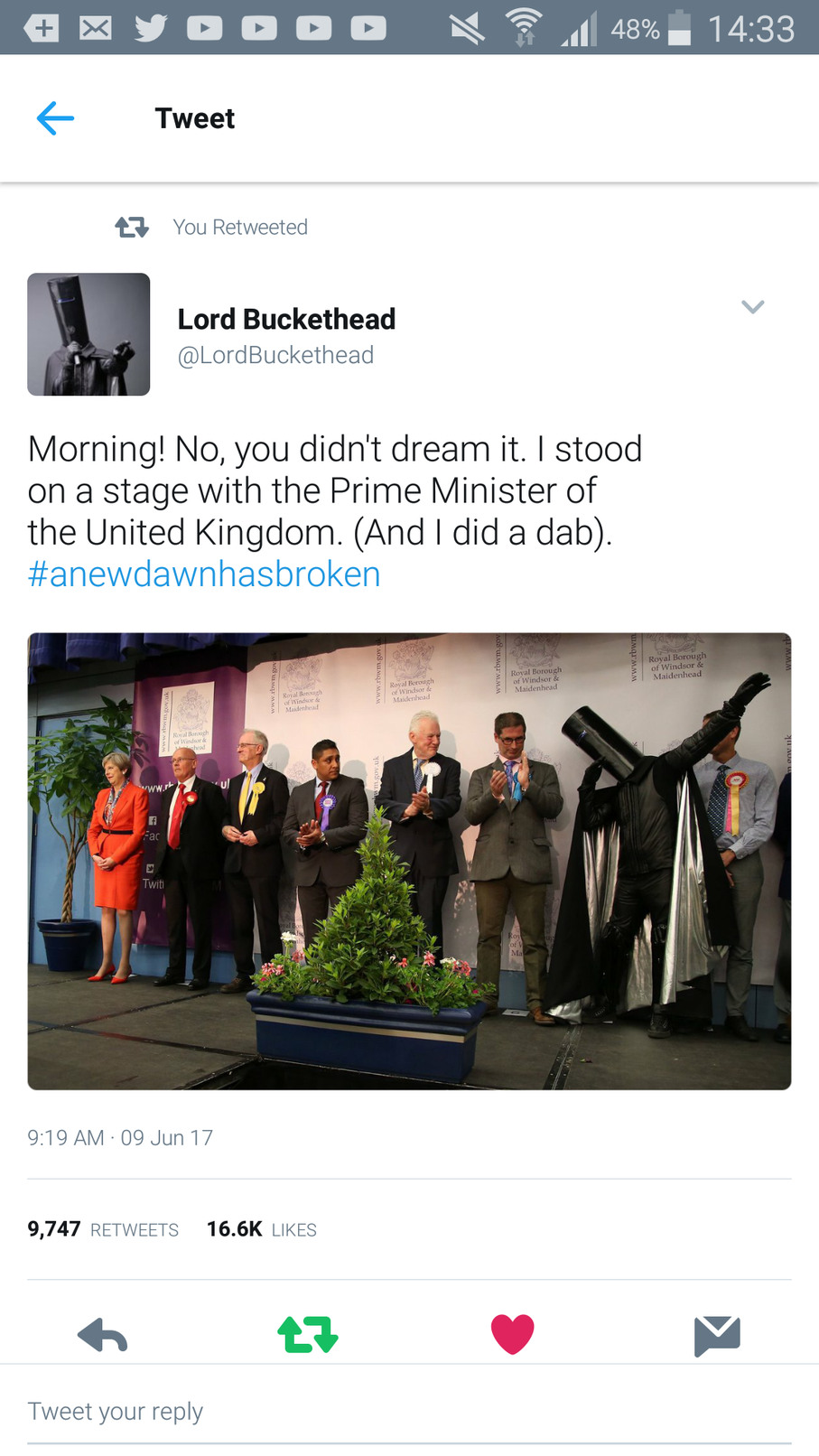 DabMaster for Prime Minister - meme