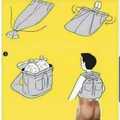 How to make a backpack with your pants