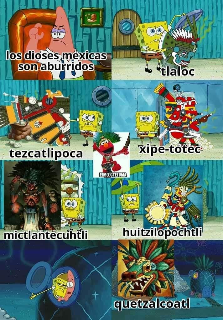 dioses mexicas - meme