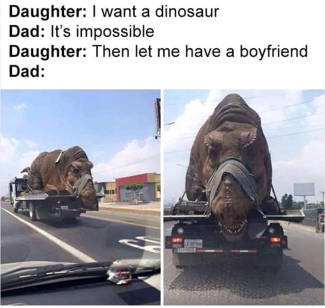 Jurassic conversation - meme