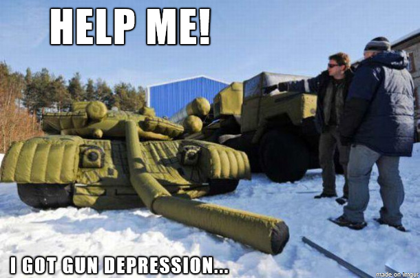 sad tank - meme