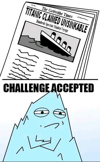 Iceberg wins - meme