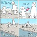 IF A MOLLUSK COULD CRY FOR HELP...