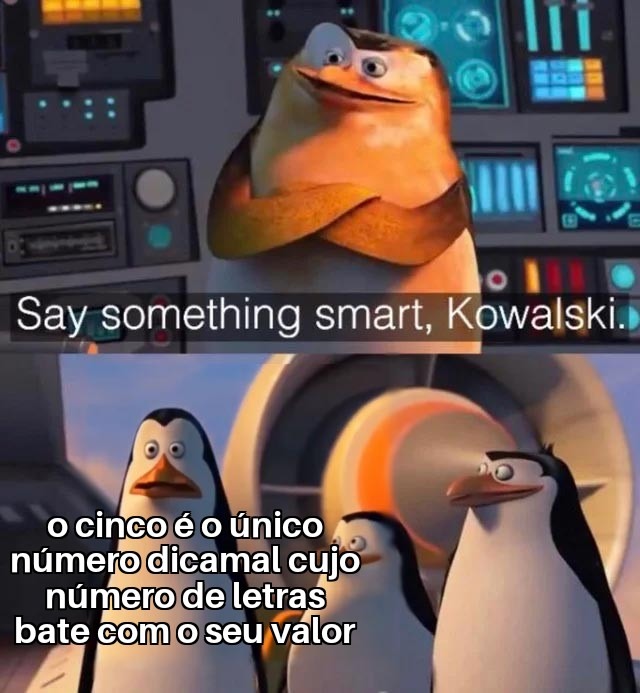 Kowalski gênio - meme