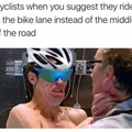 God I hate cyclists so much