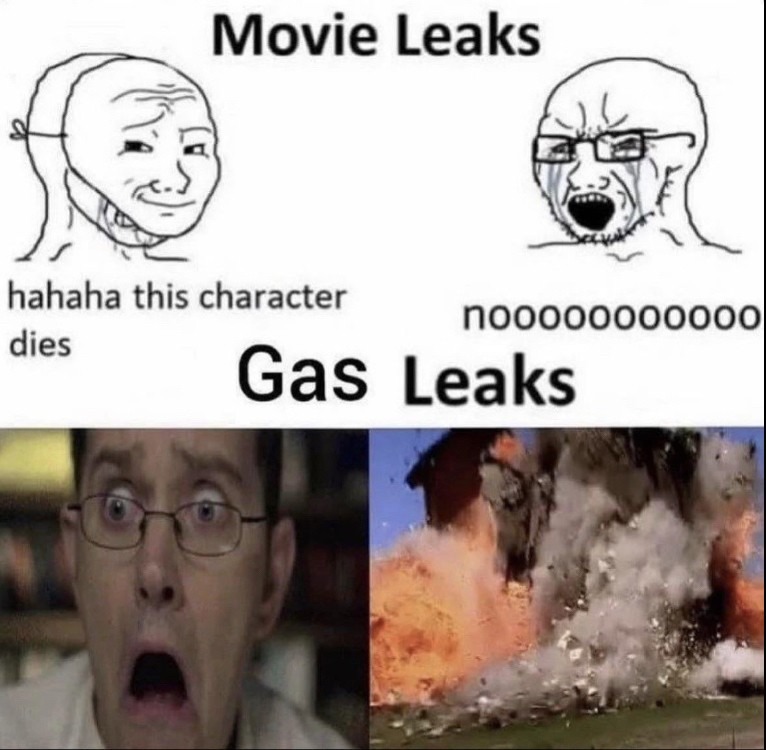 Gas leak - meme