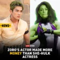 Zoro's actor made more money than She-Hulk actress
