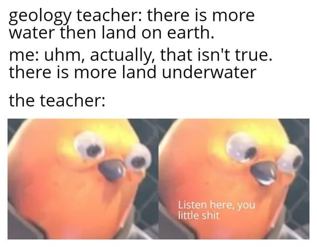 water and earth - meme