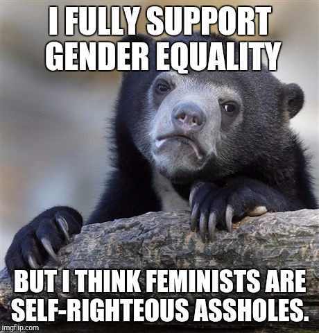 I actually support human rights - meme