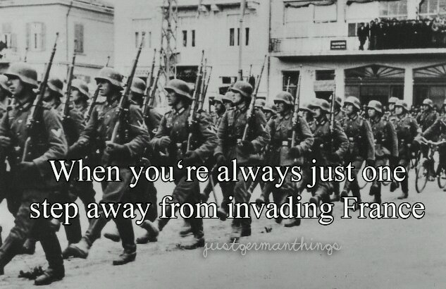 Marching off - meme