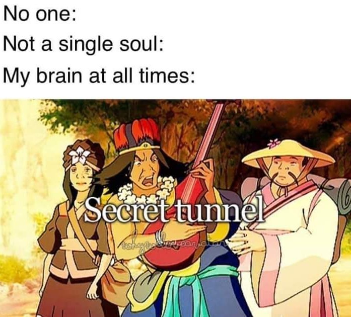 Secret secret secret secret tunnneelllll - meme