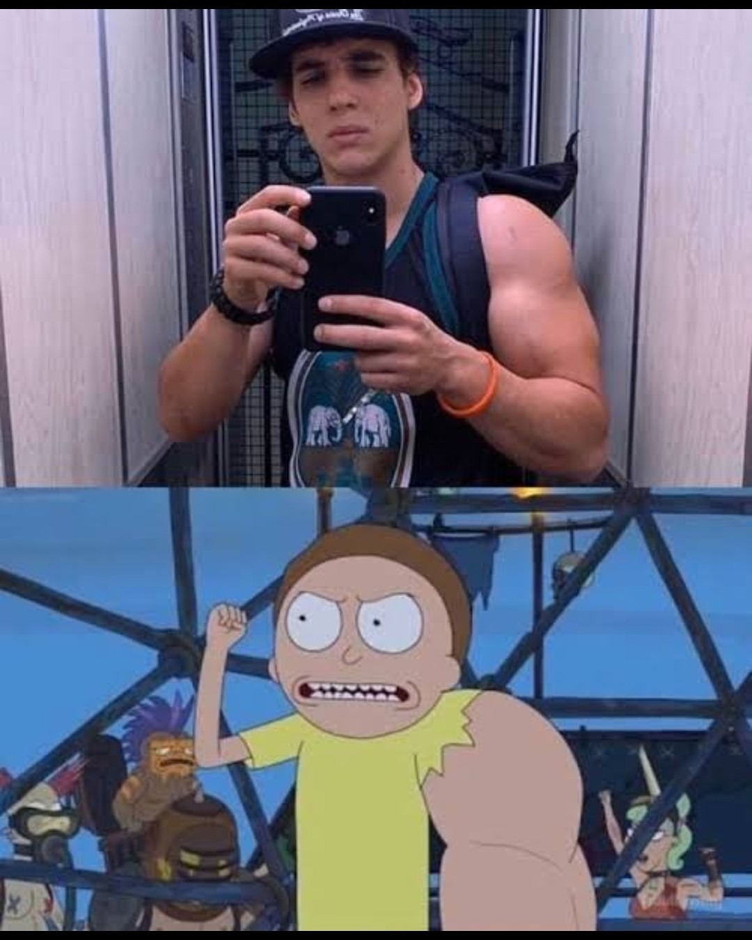 El brazo chaquetero - meme