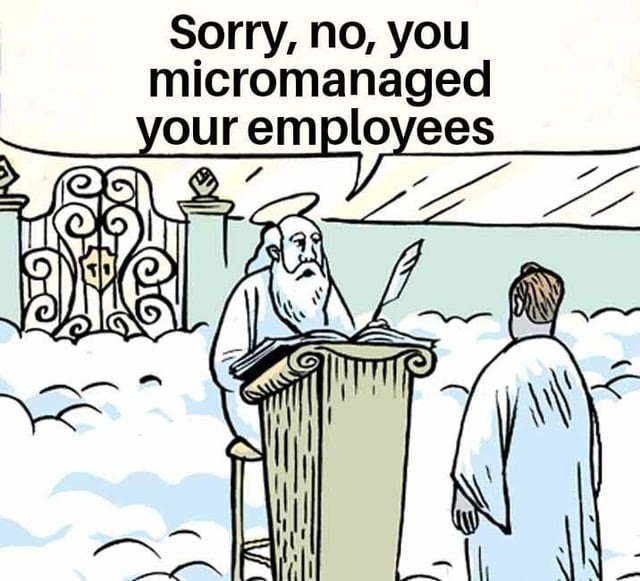 Micromanager - meme