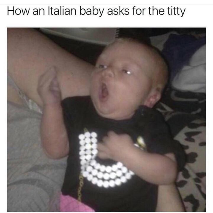 mama mia gimme da tittie - meme