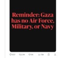 Gaza reminder