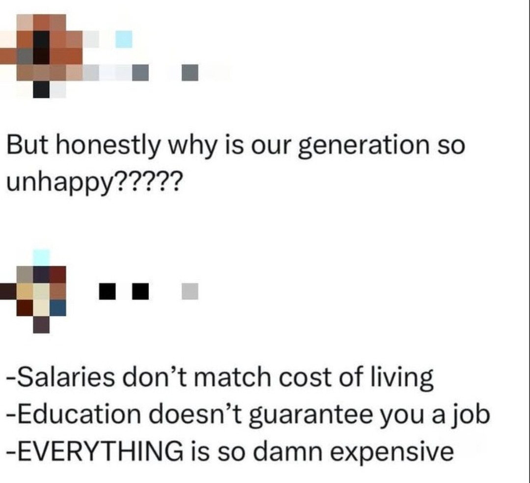 Our generation is tired bro - meme