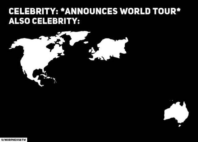 Celebrity World Tour - meme