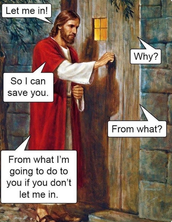 religion in a nutshell - meme